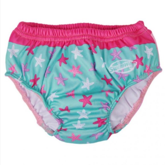 SwimWays Swim Diaper - Pink Mermicorn Medium - Picture 3 of 10